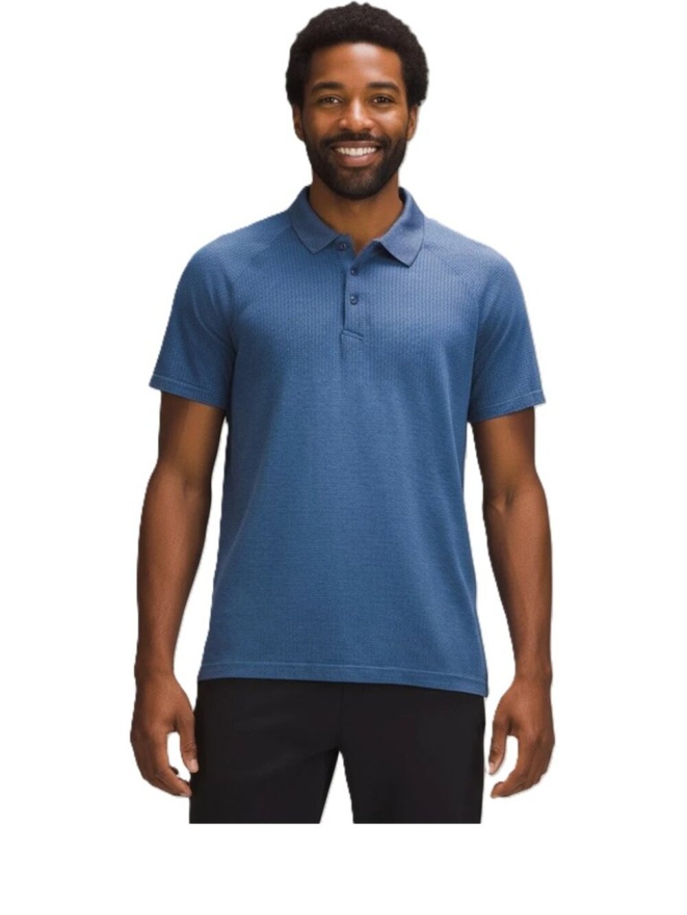 NWT LULULEMON Mens Metal Vent Tech Polo Shirt Night Sea Blue M L XL XXL $98